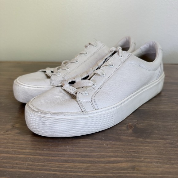 Ugg Womens 8‎ Zilo Leather Lace Up Sneakers Tennis Shore - Picture 1 of 10